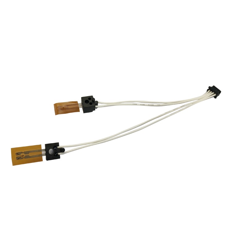 Quick reaction thermistor temperature sensor for office automation